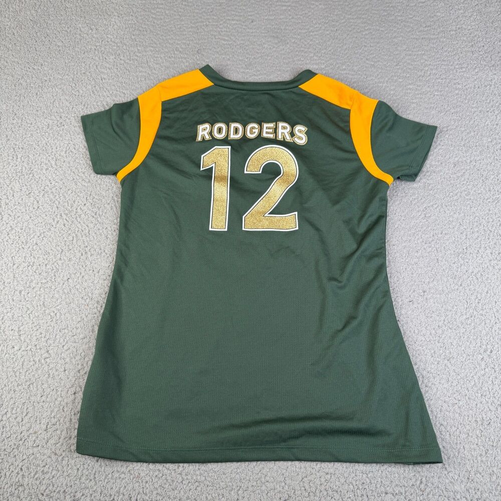 AARON ROGERS #12 Green Bay Packers Jersey Medium NFL Glitter TX3 Cool